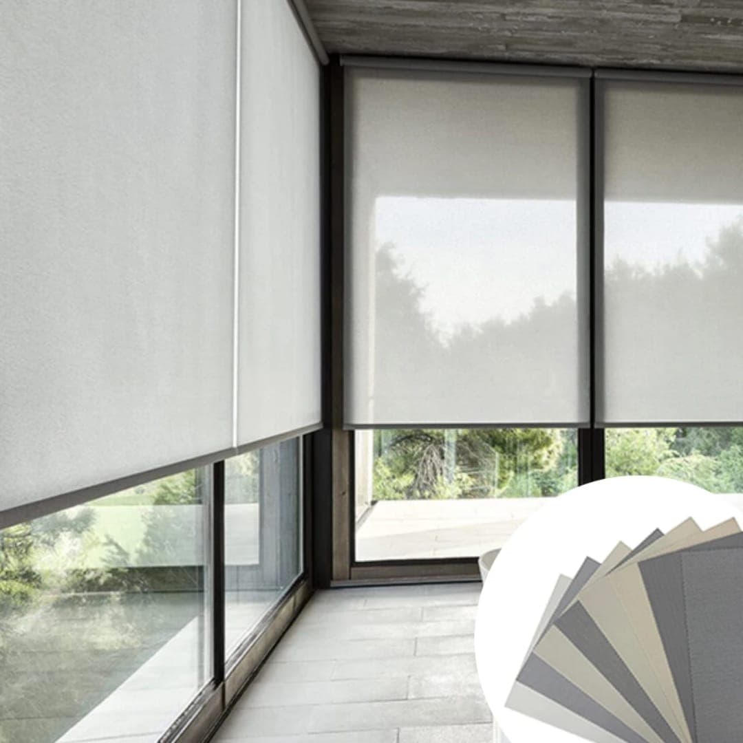 Showroom Tapparella cu mostre de jaluzele expuse